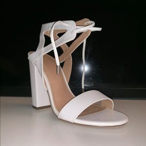 White High Heels Size 7
